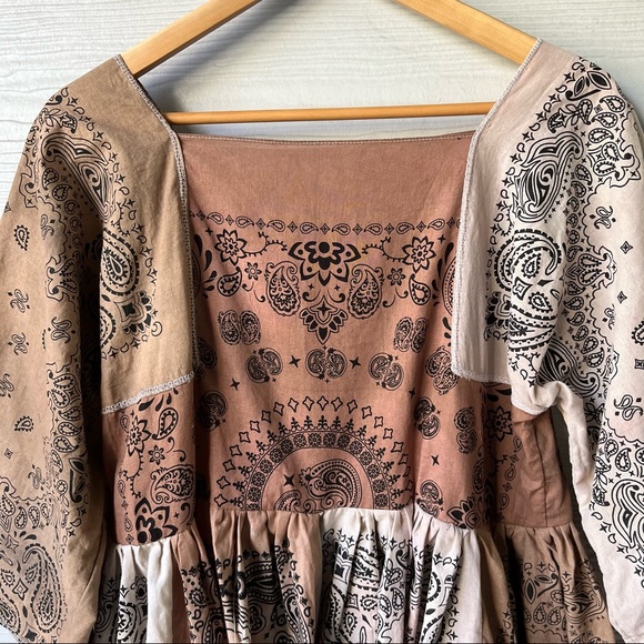 Handmade Bandana Dress SKU 7780 Muddy/Earthy - Picture 13 of 16